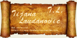 Tijana Laudanović vizit kartica